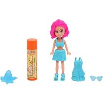 Kit Infantil Make BRINQ Boneca + Protetor Labial 5 Peças Mini Friends
