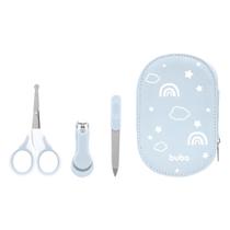 Kit Infantil Manicure Com Estojo Azul - Buba