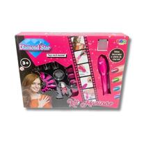 Kit infantil manicure unhas decoradas - bbr toys