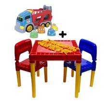 Kit Infantil Mesa Educativa Tritec + Brinquedo Baby Cargo - Big Star e Tritec