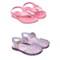 Kit Infantil Moda Baby Papete Chinelinho Personagens Nova Style