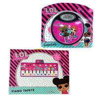 Kit Infantil Musical da LOL SURPRISE Piano Tapete Teclado + Pandeiro Kit Infantil Musical da LOL SURPRISE Piano Tapete Teclado + Pandeiro