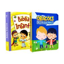 Kit Infantil Orações dos Pequeninos + Bíblia Infantil Cartonado - Todo Livro