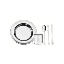 Kit Infantil para Refeiçao em Inox 5pçs - Tramontina Kit Infantil para Refeiçao em Inox 5pçs - Tramontina