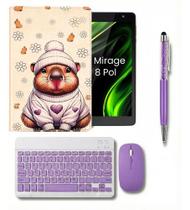 Kit Infantil Para Tablet Mirage 8 Pol Capa + Teclado+ Caneta Sortido Feminino Kit Infantil Para Tablet Mirage 8 Pol Capa + Teclado+ Caneta Sortido Feminino