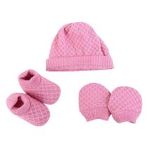 Kit Infantil Pimpolho Gorro Luva Sapato