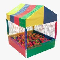 Kit infantil piscina de bolinhas 1,00x 1,00 super divertida e resistente - pefefeto / gara - Valentina Brinquedos