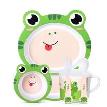 Kit Infantil Prato Talher Copo Bebe 6 Peças e escova dente