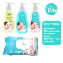Kit infantil Primeiro baby com 4 itens