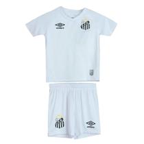 Kit Infantil Santos Uniforme 1 2025 Branco Umbro Original Kit Infantil Santos Uniforme 1 2025 Branco Umbro Original