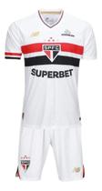 Kit Infantil São Paulo FC Branca 2025 Unissex Kit Infantil São Paulo FC Branca 2025 Unissex