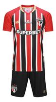 Kit Infantil São Paulo FC Listrado 2025 Conjunto Kit Infantil São Paulo FC Listrado 2025 Conjunto