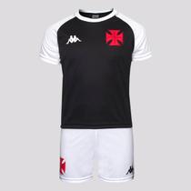 Kit Infantil Vasco Supporter Duo Preto e Branco Kit Infantil Vasco Supporter Duo Preto e Branco