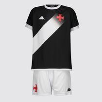 Kit Infantil Vasco Supporter Graphik Preto e Branco
