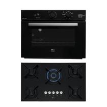Kit Infinity Fischer: Forno a Gás 50L e Cooktop 5B Tripla Chama