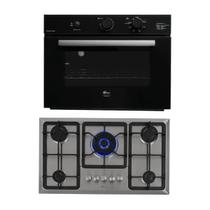 Kit Infinity Fischer: Forno a Gás Grill 50L e Cooktop 5B Mesa Inox Kit Infinity Fischer: Forno a Gás Grill 50L e Cooktop 5B Mesa Inox