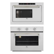 Kit Infinity Fischer: Micro-ondas Branco Grill e Forno com Air Fryer 50L