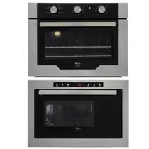 Kit Infinity Fischer: Micro-ondas Inox Grill e Forno com Air Fryer 50L