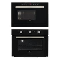 Kit Infinity Fischer: Micro-ondas Preto Grill e Forno com Air Fryer 50L