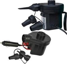 Kit Inflador De Ar 127V + 12V 3 Bicos Diferentes Nautika