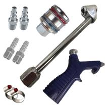 Kit Inflador Engate Rápido Bico De Limpeza Compressor Kit Inflador Engate Rápido Bico De Limpeza Compressor