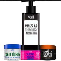 Kit Infusão Acid, Perolas, Sete Oleos E Curvas Magicas Widi