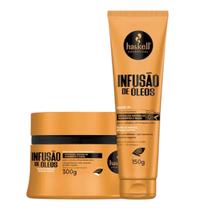 Kit Infusão de Óleos 1 Leave In 150g 1 Máscara 300ml Haskell