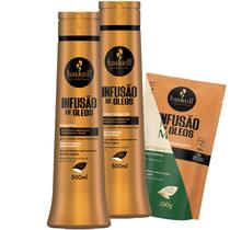 Kit Infusão de Óleos Shampoo e Condicionador 500ml Haskell