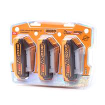 Kit INGCO Baterias Íon-Lítio 2.0ah 20V LinhaP20S Kit INGCO Baterias Íon-Lítio 2.0ah 20V LinhaP20S