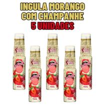 Kit Ingula Dessensibilizante Oral 5 Unidades Sabor Morango com Champanhe 15ml For Sexy