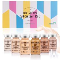 Kit inicial BB Glow Serum TRESSON com 6 frascos de ácido hialurônico