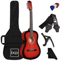 Kit Inicial Best Choice para Guitarra Acústica (38 Peças) - Vermelho Kit Inicial Best Choice para Guitarra Acústica (38 Peças) - Vermelho