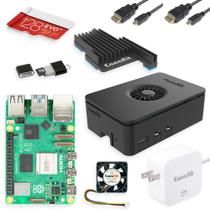 Kit inicial CanaKit Raspberry Pi 5 PRO Turbine Black 128GB Kit inicial CanaKit Raspberry Pi 5 PRO Turbine Black 128GB