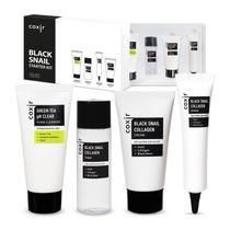 Kit inicial COXIR BLACK SNAIL COLLAGEN com limpador de espuma+tônico+sérum+creme