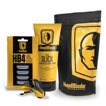 Kit inicial de barbear HeadBlade MOTO com HeadSlick 240 ml