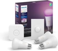Kit inicial de botões inteligentes Philips Hue branco e colorido