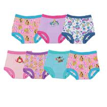 Kit inicial de calças Potty Pant Disney Princess Girls 2T/3T/4T, pacote com 7