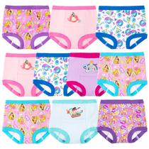 Kit inicial de calças Potty Pant Disney Princess Girls 2T-4T, pacote com 10