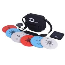 Kit Inicial de Disc Golf 1st Disc com 7 Peças, Bolsa e Toalha