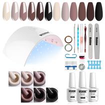 Kit inicial de esmalte em gel Vishine 36W LED Nail Dryer