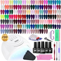 Kit inicial de esmaltes em gel JODSONE com luz UV 95 cores