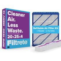 Kit inicial de filtro de ar Filtrete MPR 1550 MERV 12 20x25x4 Kit inicial de filtro de ar Filtrete MPR 1550 MERV 12 20x25x4