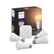 Kit inicial de lâmpadas inteligentes Philips Hue White Ambiance (4 A19)