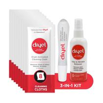 Kit inicial de lavanderia a seco Dryel At-Home com spray anti-rugas para 8 cargas