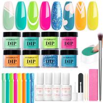 Kit inicial de pó Dip Nails, série de verão AZUREBEAUTY
