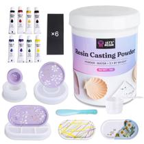 Kit Inicial de Polvo para Fundición de Resina LET'S RESIN 1kg Cura Rápida