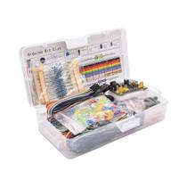 Kit Inicial De Projeto DIY 830 Unidades Para Conjunto De Componentes Eletrônicos Arduino UNO R3 Com