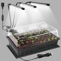 Kit inicial de sementes SOLIGT 60 células com Grow Light & Heat Mat