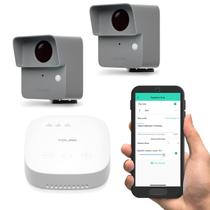 Kit inicial de sensor de movimento externo inteligente YoLink com SpeakerHub