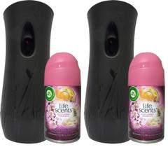 Kit inicial de spray para purificador de ar automático Air Wick, verão